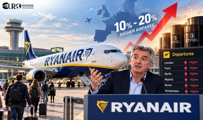 Ryanair CEO Predicts Biggest Airfare Rise in European History