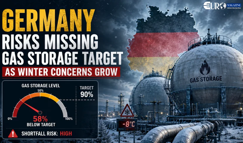 Germany Risks Missing Gas Storage Target as Winter Concerns Grow