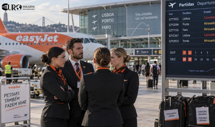 easyJet Cabin Crew in Portugal Plan October and December Strikes